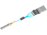100G QSFP28转4x 25G SFP28 AOC